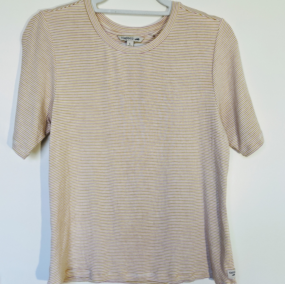 Toad & Co (from REI) striped tee